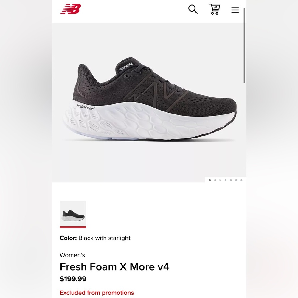 New balance fresh foam X move V4